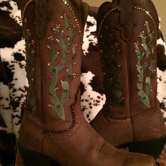 Justin Ladies Western boots - Picture 5 of 8
